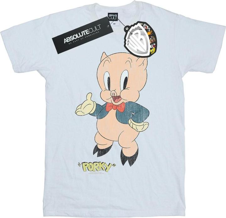 Produktbild Looney Tunes Porky Pig Distressed TShirt (S)