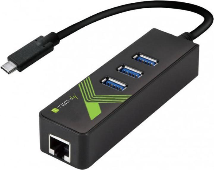 Immagine prodotto Techly IDATA-USB-ETGIGA-3C2 (USB-A, 4 Porti)