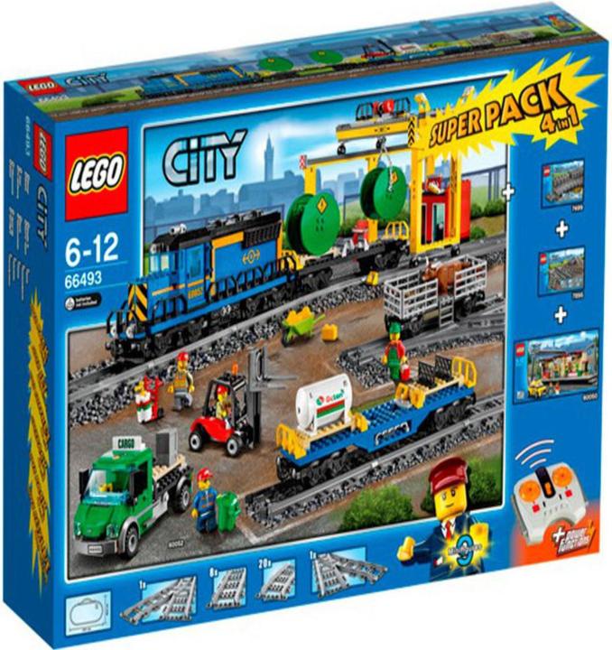 Actual product image LEGO City Freight Train Value Pack 4in1 (66493, LEGO City)