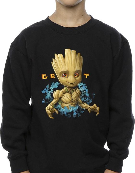 Actual product image Guardians of the Galaxy Boys Groot Flowers Sweatshirt (140, 146)