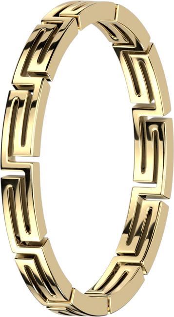 Image du produit Star Piercing Bague plaquée or Labyrinthe (61, Acier)