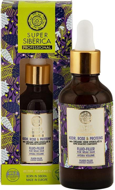 Actual product image Natura Siberica Pino Rosa y Proteinas Fluido Capilar Cabello Debil 400ml (Body lotion, 50 ml)