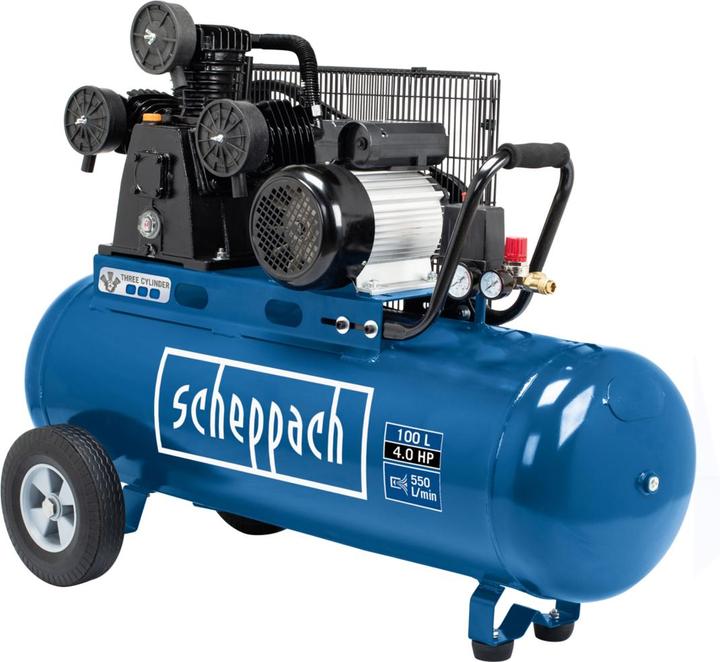 Actual product image Scheppach Compressor HC550TC 400V (10 bar, 100 l)