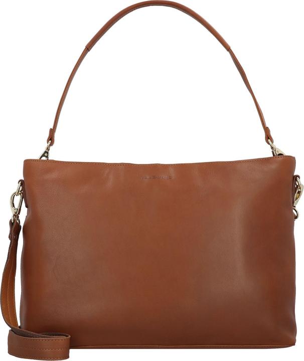Plevier Millau schoudertas 15.6 inch cognac.