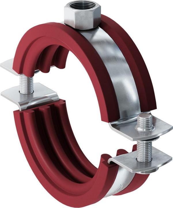 Actual product image Fischer Deutschland Silicone pipe clamp FRSH Clamping range 95-103mm galvanised steel FISCHER