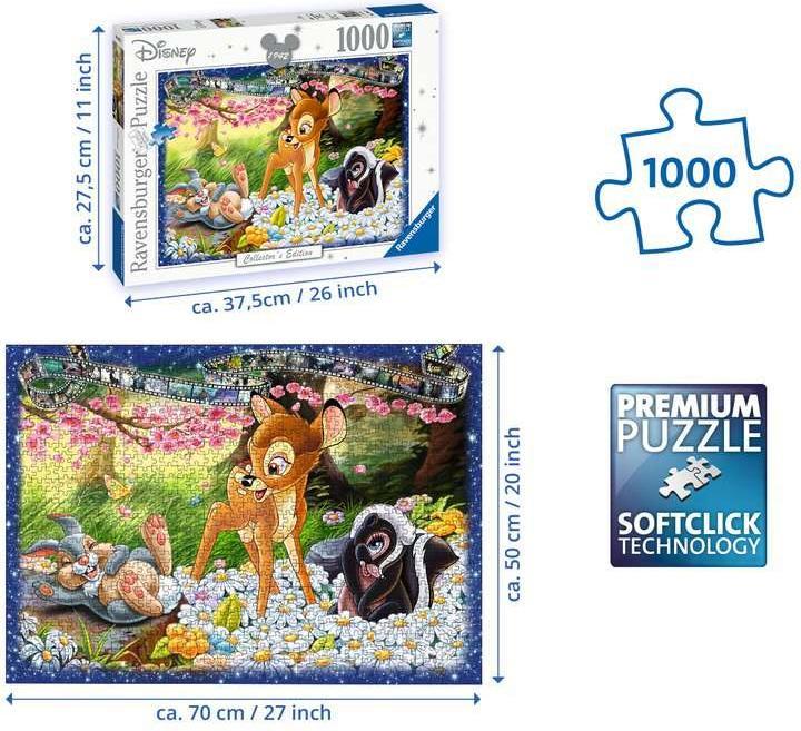 Immagine prodotto Ravensburger Disney Bambi (1000 pezzi)