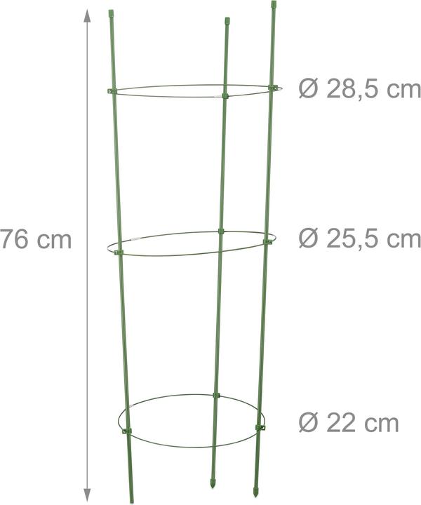Image du produit Relaxdays La tomate comme aide à l'escalade (28 cm, 28 cm)