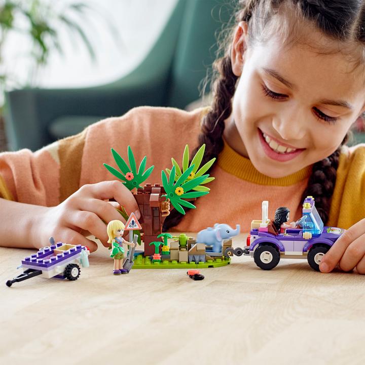 Image du produit LEGO Sauvetage du bébé éléphant avec le transporteur (41421, LEGO Friends)