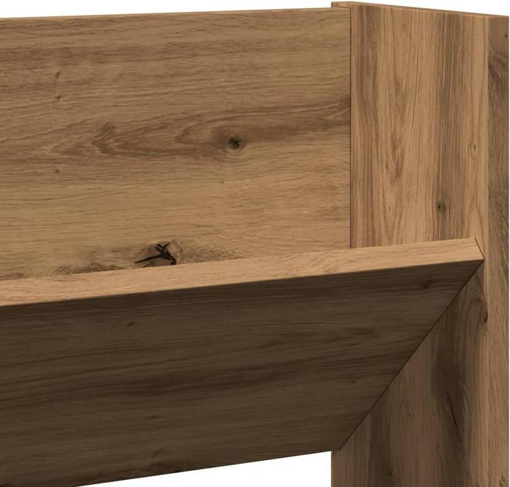 Image du produit VidaXL Wand-Schuhregal Artisan-Eiche 80x18x90 cm Holzwerkstoff (80 x 18 x 90 cm)