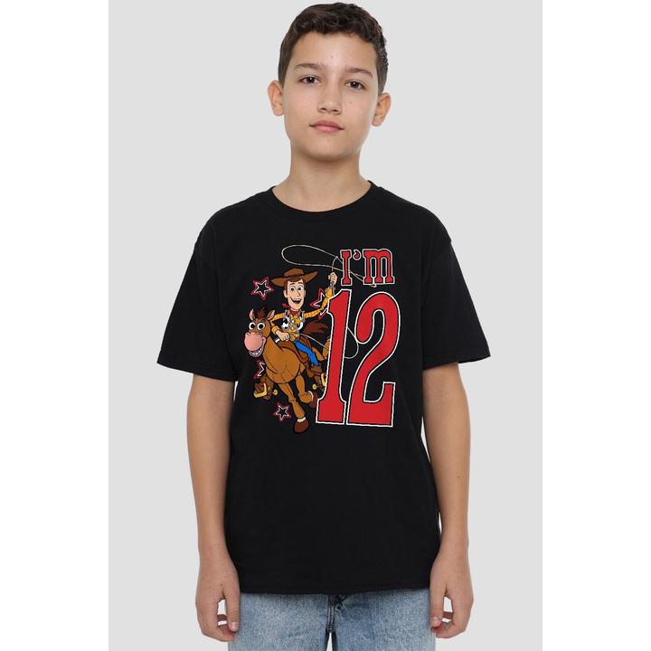 Immagine prodotto Toy Story I'm 12 Maglietta Compleanno Legno Bambini (152, 158)