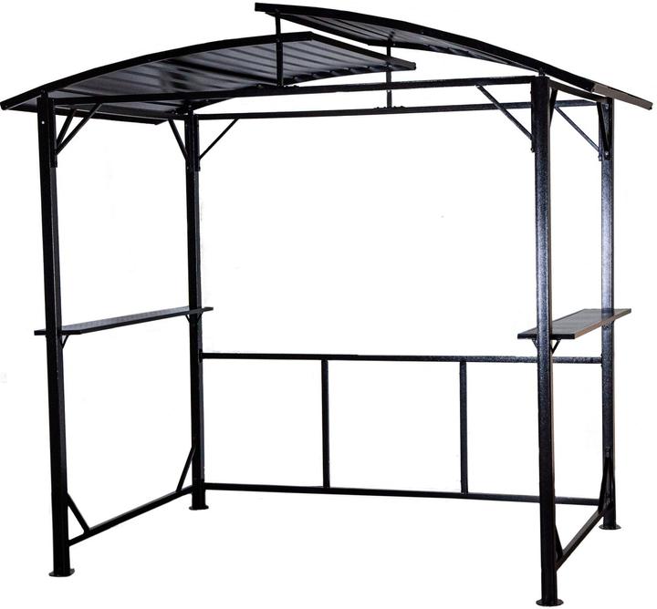 Grillfürst Padiglione barbecue in acciaio premium con tetto in metallo resistente alle intemperie (248 cm, 156 cm)