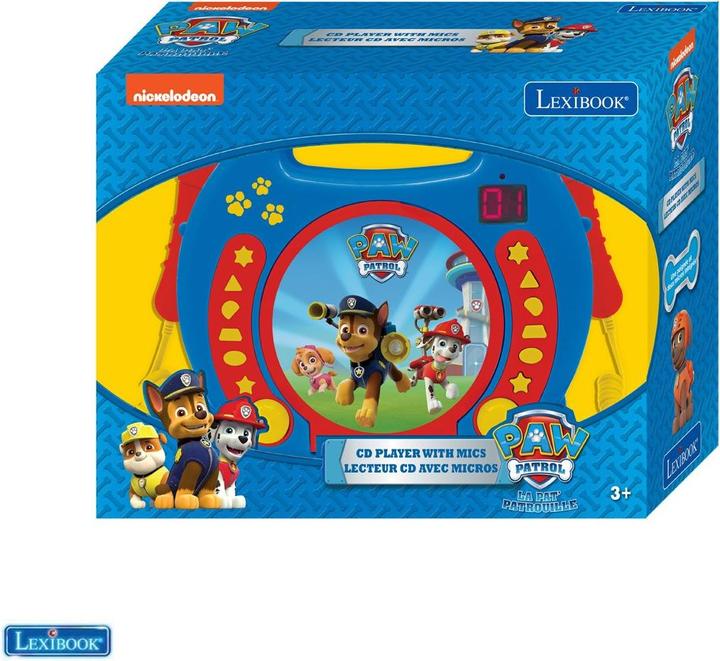 Actual product image Lexibook CD Player with Microphones Paw Patrol