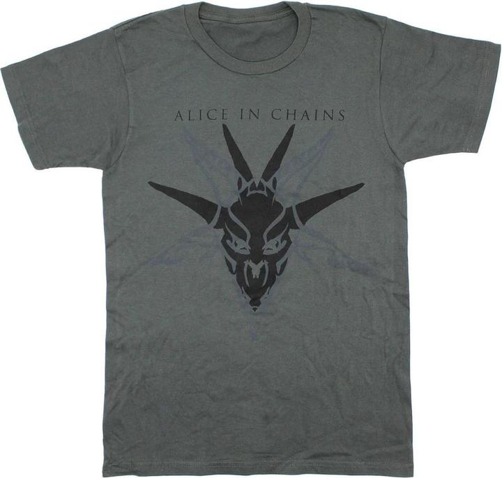 Alice In Chains Unisex Adult Skull Cotton T-Shirt