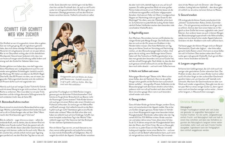Produktbild Das Zuckerfrei-Kochbuch für Kinder (Deutsch, Christina Wiedemann, Cathy Hummels, Antonia Gavazzeni, 2020)