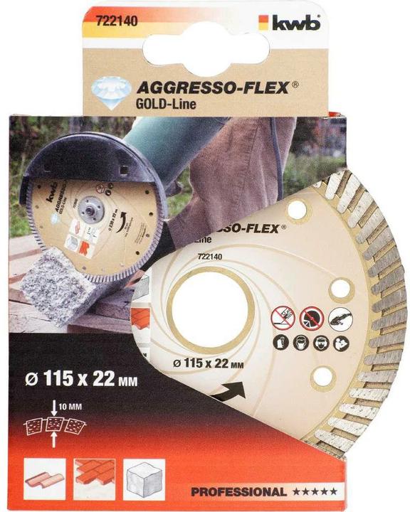 Produktbild kwb Diamant-Trennscheibe Goldline 115