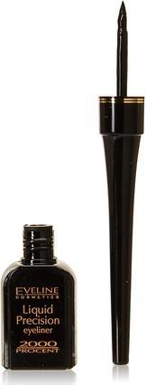 Actual product image Eveline Cosmetics Liquid Precision 2000 Percent Liquid Eyeliner4 ml (Black)