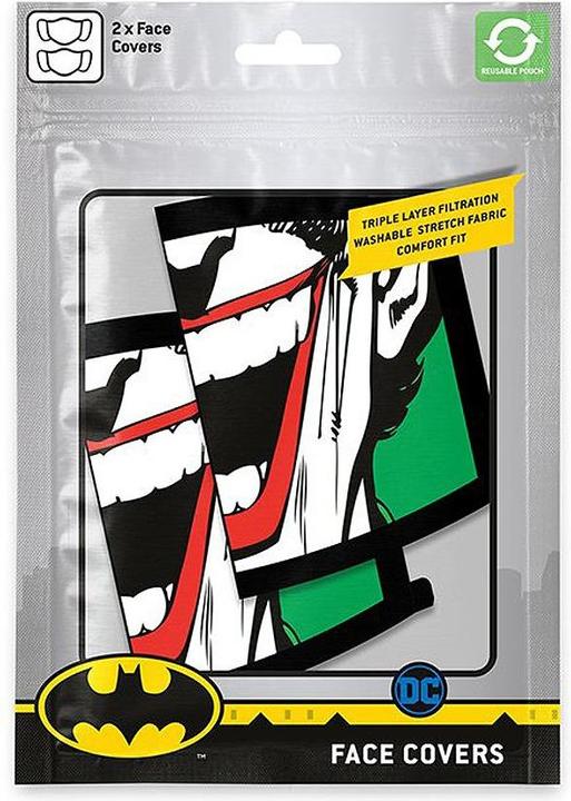 Image du produit Pyramid DC Comics: Masque protection Joker Face (2 pièces) (2 x)