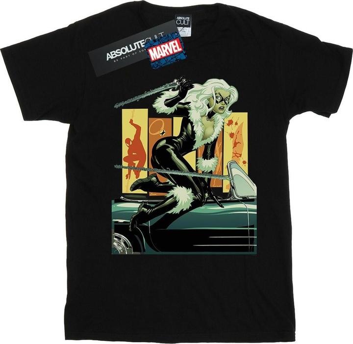 Black Cat Car TShirt (S)