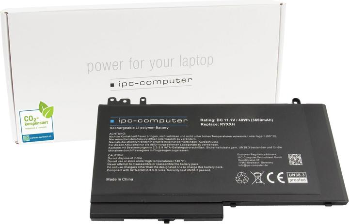 Actual product image IPC 451-BBLJ (3 Cells, 3600 mAh)