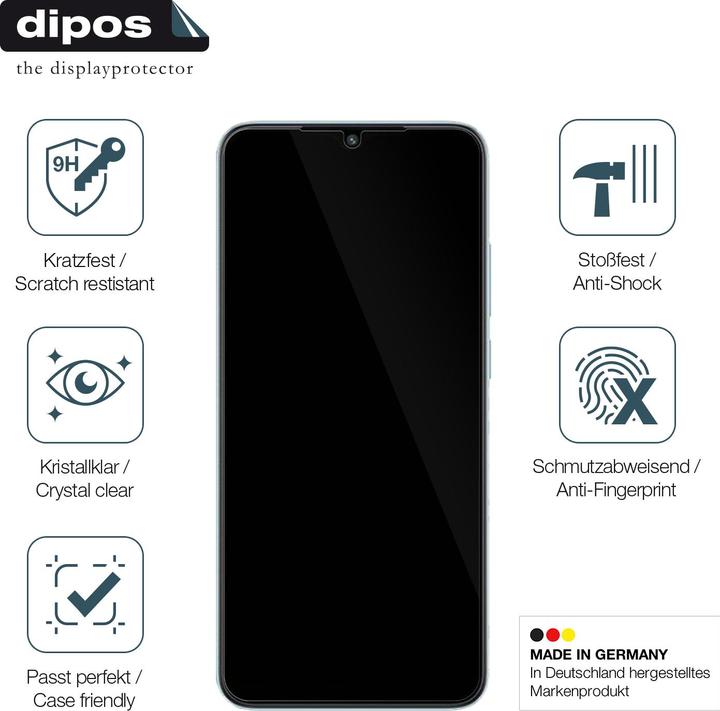 Image du produit Dipos Film de Protection d’écran Anti-Shock (2 pièce(s), Xiaomi Poco C51)