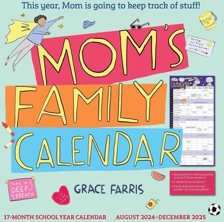 Produktbild Mom's Family Wall Calendar 2025 (Kein Einband, Englisch)