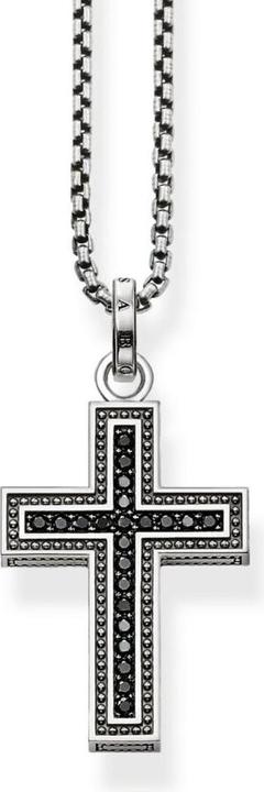 Produktbild Thomas Sabo Anhänger Schwarzes Kreuz Pavé (Silber)
