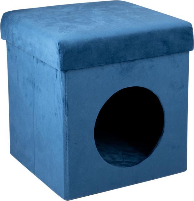 Immagine prodotto Pet Comfort Cubo per gatti (36 cm, Blu)