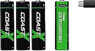 Image du produit Coast Zithion-X USB-C (4 pcs, AA, 2400 mAh)
