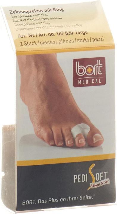 Immagine prodotto Bort Medical Pedi Soft divaricatore di dita con Rin lare (Deodorante per piedi e polvere)