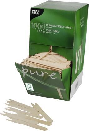Produktbild Papstar Pommes-Frites Gabeln (1000 x)