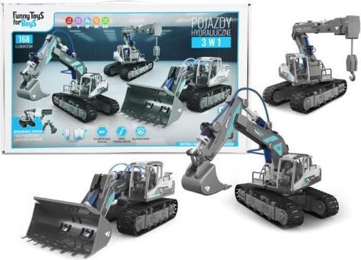 Artyk 3 in 1 toys for boys Hydraulic vehicles
