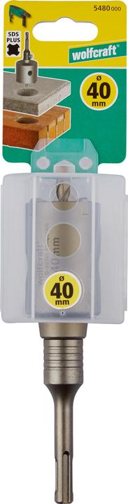 Actual product image wolfcraft wolfcraft 1 Bohrkrone HM, SDS-Plus Schaft ø40mm (40 millimetres)