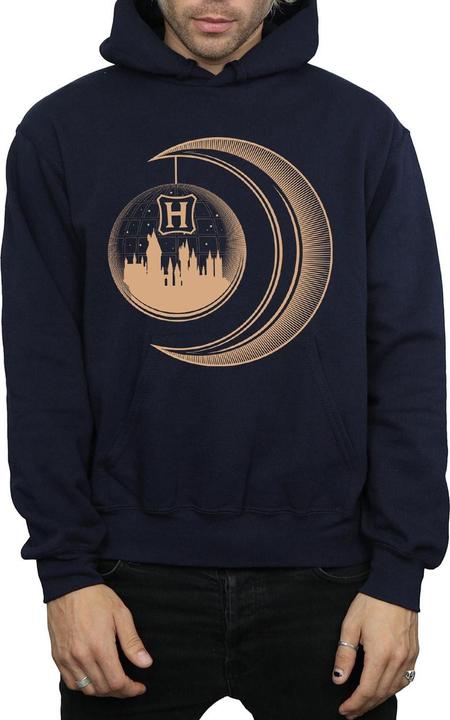 Actual product image Mens Hogwarts Moon Hoodie (XL)