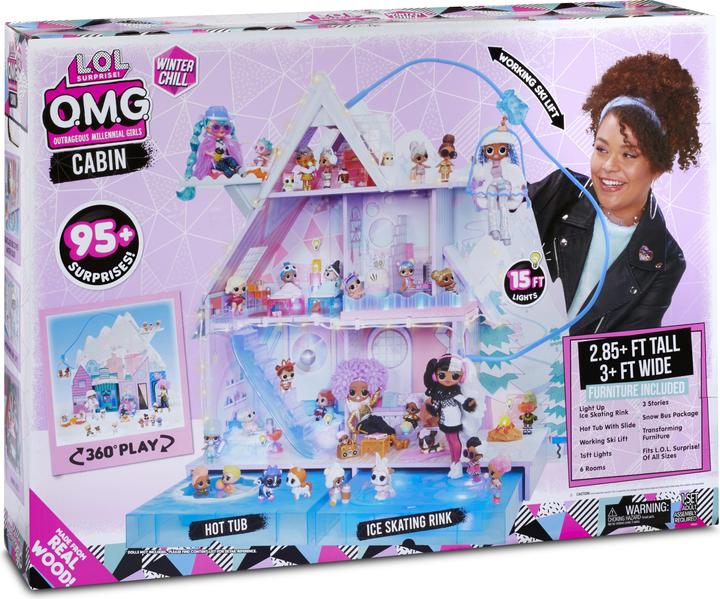 Actual product image MGA L.O.L. Surprise OMG Winter Chill Cabin