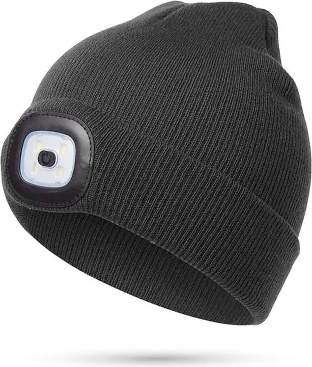 Produktbild Out of the blue Beanie-Mütze mit LED Licht Universalgrösse Grau
