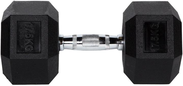 Actual product image Fitcom Hex Dumbbell 17.5 kg (1 x 17.5 kg)