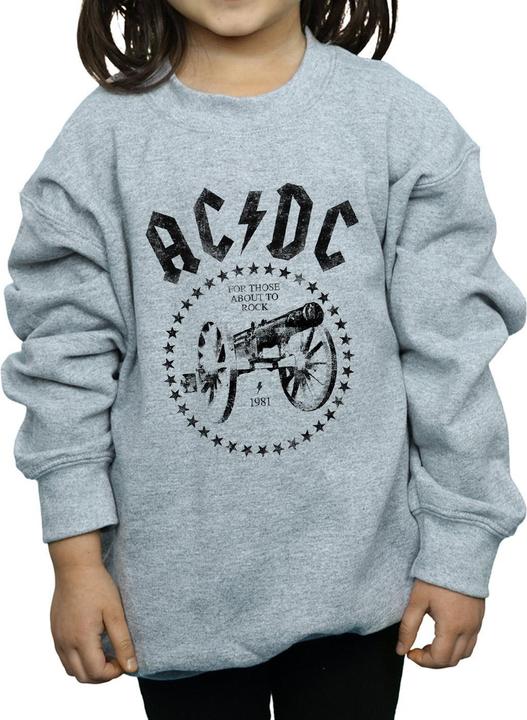 Produktbild AC/DC We Salute You Cannon Sweatshirt Mädchen (140, 146)