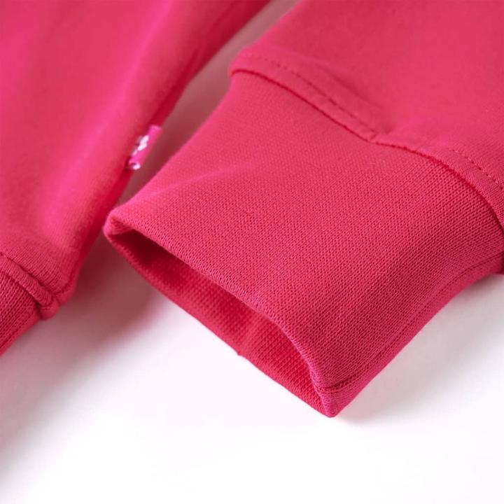 Image du produit VidaXL Sweatshirt enfant rose vif 116,Composition : 95% coton. 5 (116)