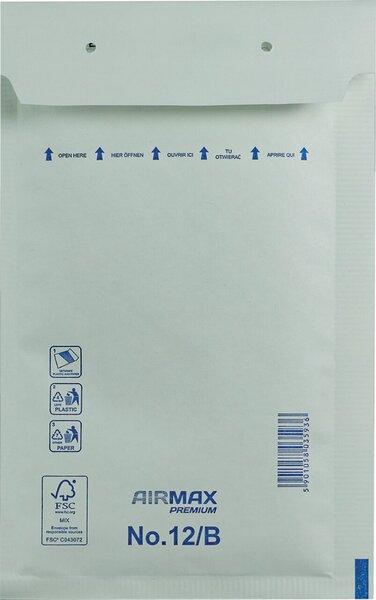 Büroring Luftpolsterversandtaschen 12/B, 140 x 225 mm, weiss, 10 Stück (10 x)