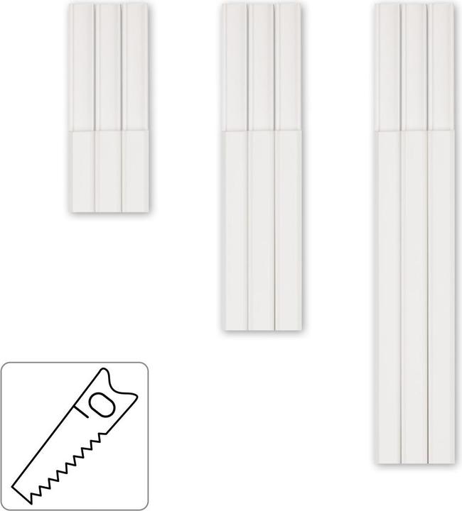 Image du produit Hama Conduit de câbles en PVC, carré (Conduit, 100 cm)