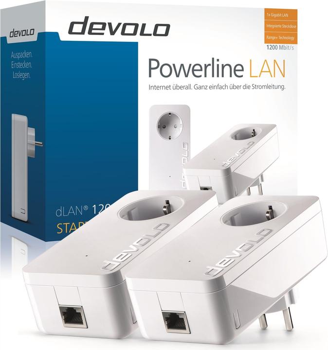 Produktbild Devolo dLAN 1200+ Starter Kit (1200 Mbit/s)