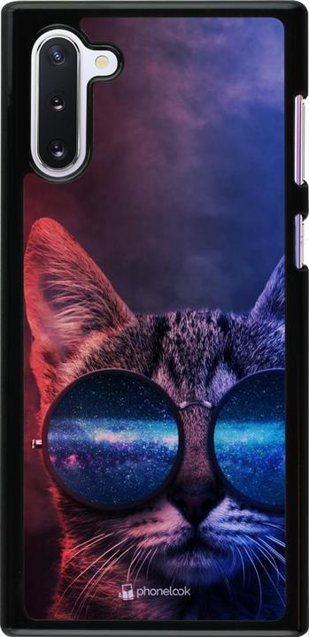 Actual product image PhoneLook Coque Red Blue Cat Glasses (Samsung Galaxy Note 10)