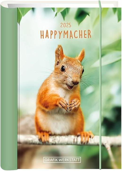 Produktbild Terminplaner 2025 Happymacher (10 x 15,5 cm, Harter Einband, Deutsch)