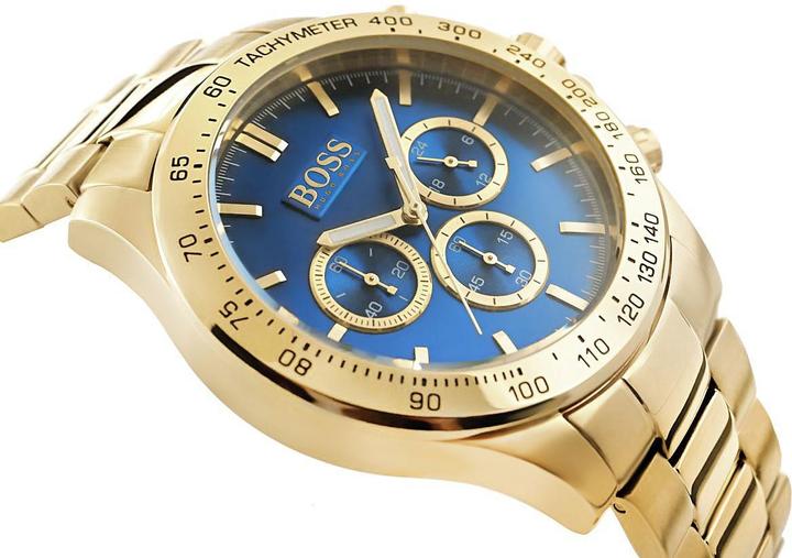 Actual product image Hugo Boss MĘSKI 1513340 - IKON (zh004a) (Analogue wristwatch, 44 mm)