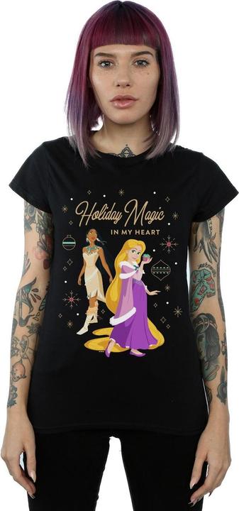 Image du produit Disney - T-shirt PRINCESS HOLIDAY MAGIC IN MY HEART - Femme (XXL)