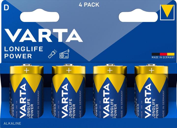 Varta Longlife Power D 4er Bli (4 pcs, D, 16500 mAh)