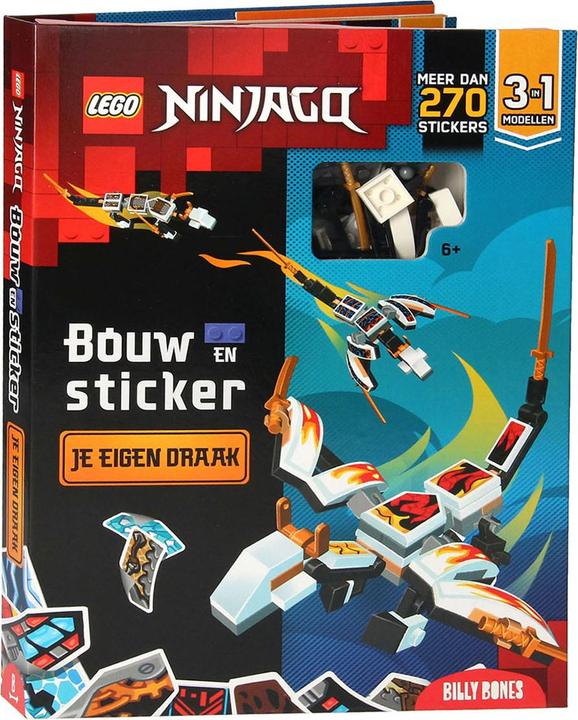 Actual product image LEGO Ninjago Build and stick on your own dragon 3-in-1 models
