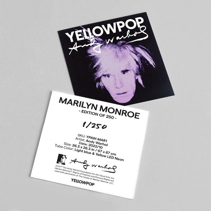 Actual product image YellowPop Andy Warhol Marilyn Monroe Large