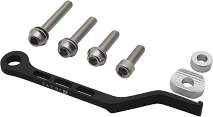Actual product image P2R Anti-skip chain guard for road bike 53-39/50-34 crankset