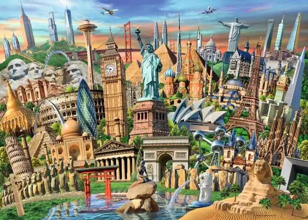 Produktbild Ravensburger Puzzle 12000332 - Sehenswürdigkeiten weltweit - 1000 Teile Puzzle für Erwachsene und (1000 Teile)